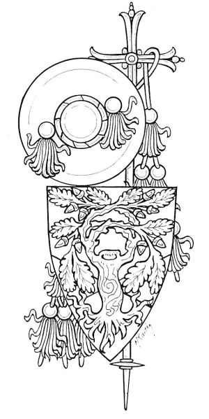 Arms (crest) of Girolamo Basso della Rovere