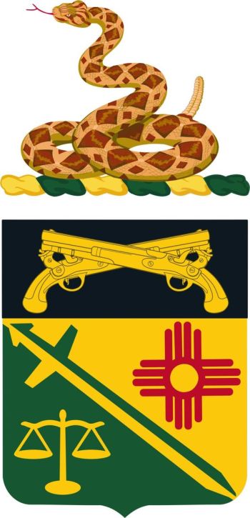 Coat of arms (crest) of the 226th Military Police Battalion, New Mexico Army National Guard