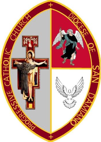 Arms (crest) of Diocese of San Damiano, PCCI
