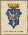 Wappen von Este Herzog von Modena