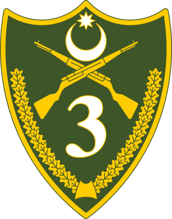 Coat of arms (crest) of the 3rd Army, Azerbaijan Armed Forces