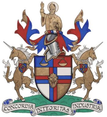 Arms (crest) of National Association of Goldsmiths of Great Britain and Ireland