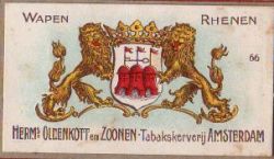 Wapen van Rhenen/Arms (crest) of Rhenen