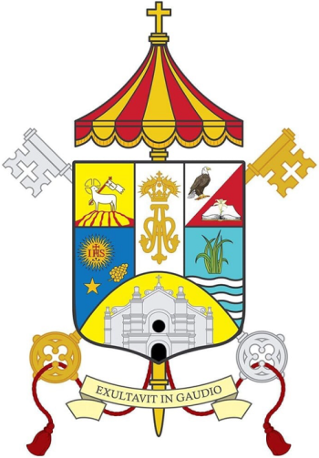 Arms (crest) of Basilica of St. John the Baptist, Badoc