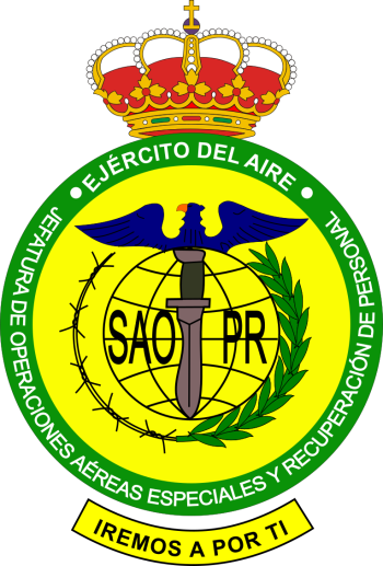 Coat of arms (crest) of the Chief of Special Air Operations and Recovery of Personnel, Spanish Air Force