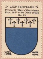 Wapen van Lichtervelde/Arms (crest) of Lichtervelde
