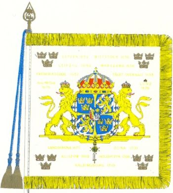 Arms of 4th Cavalry Regiment Norrland Dragoons, Swedish Army Guidon