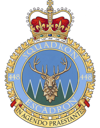 Coat of arms (crest) of the No 448 Squadron, Royal Canadian Air Force
