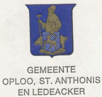 Wapen van Oploo, St. Anthonis en Ledeacker/Coat of arms (crest) of Oploo, St. Anthonis en Ledeacker