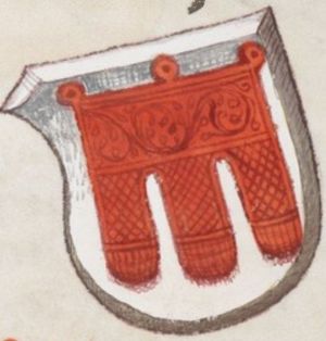 Arms (crest) of Rudolf von Montfort