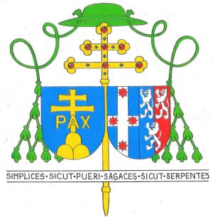 Arms (crest) of Roger William Bede Vaughan