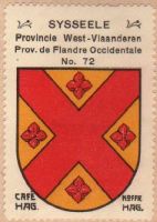 Wapen van Sijsele/Arms (crest) of Sijsele