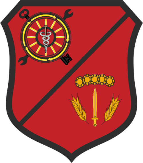 Arms (crest) of Supply and Transport Battalion, North Macedonia