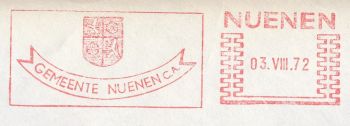 Wapen van Nuenen, Gerwen en Nederwetten/Coat of arms (crest) of Nuenen, Gerwen en Nederwetten