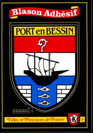 Blason de Port-en-Bessin-Huppain/Coat of arms (crest) of {{PAGENAME