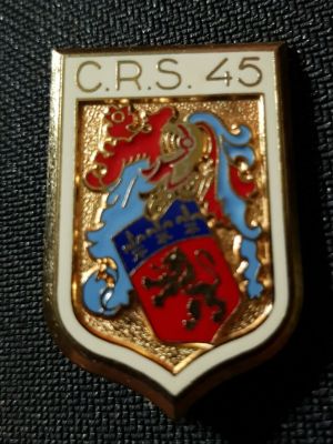 Coat of arms (crest) of Republican Security Company 45, France