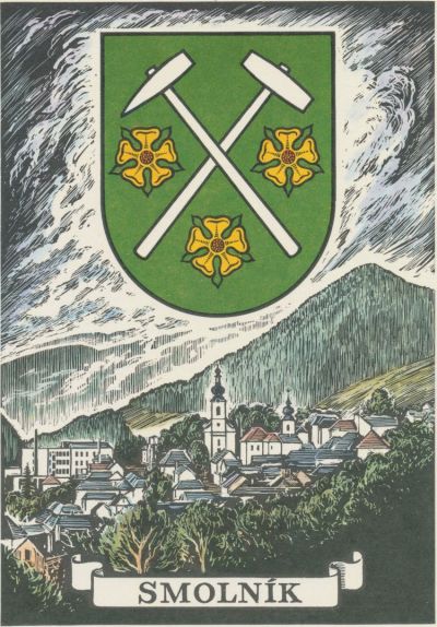Arms (crest) of Smolník (Gelnica)