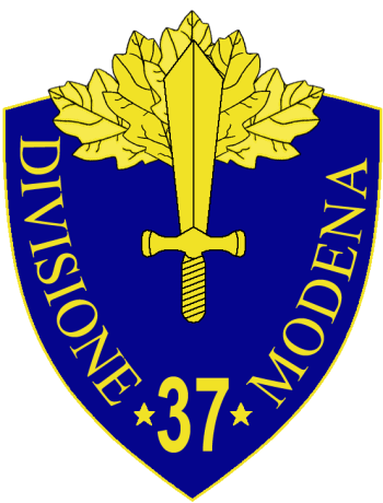 Coat of arms (crest) of the 37th Infantry Division Modena, Italian Army