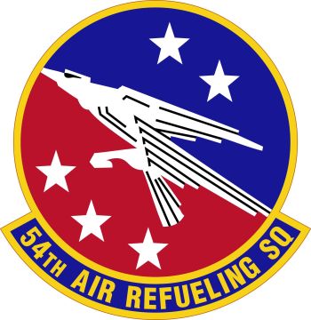 Coat of arms (crest) of the 54th Air Refueling Squadron, US Air Force