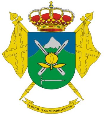Coat of arms (crest) of the Los Mondragones Military Sociocultural Sports Center, Spanish Army