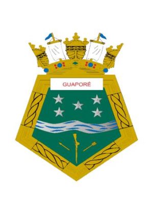 Coat of arms (crest) of the Patrol Ship Guaporé, Brazilian Navy