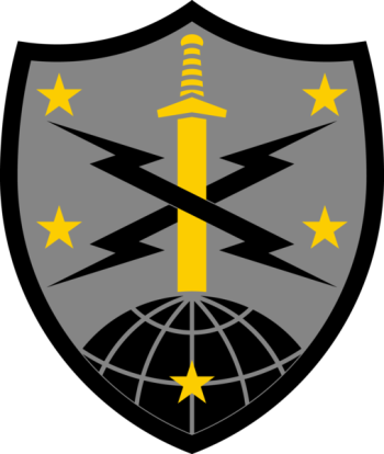 Coat of arms (crest) of 91st Cyber Brigade, US Army
