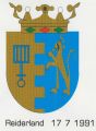Wapen van Reiderland/Coat of arms (crest) of Reiderland