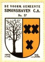 Wapen van Schuddebeurs en Simonshaven/Arms (crest) of Schuddebeurs en Simonshaven