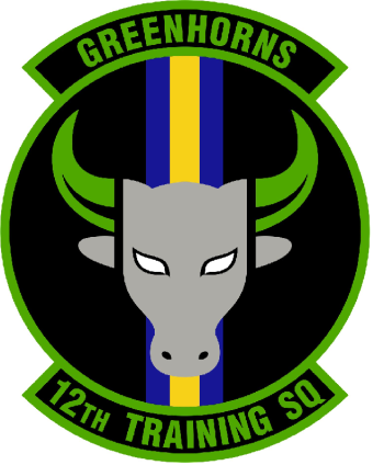 Coat of arms (crest) of the 12th Training Squadron, US Air Force