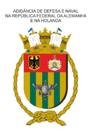 Coat of arms (crest) of the Defence and Naval Attaché in the Federal Republic of Germany and Holland, Brazilian Navy