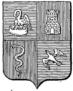 Arms (crest) of François-Adélaïde-Adolphe Lanneluc