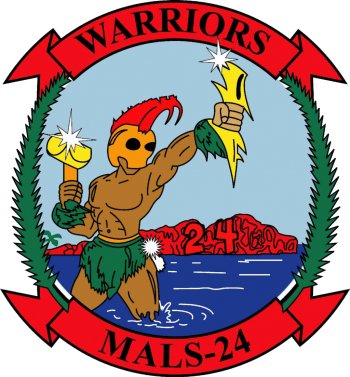 Coat of arms (crest) of MALS-24 Warriors, USMC