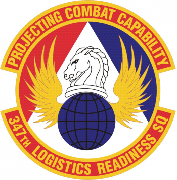 Coat of arms (crest) of the 347th Logistics Readiness Squadron, US Air Force