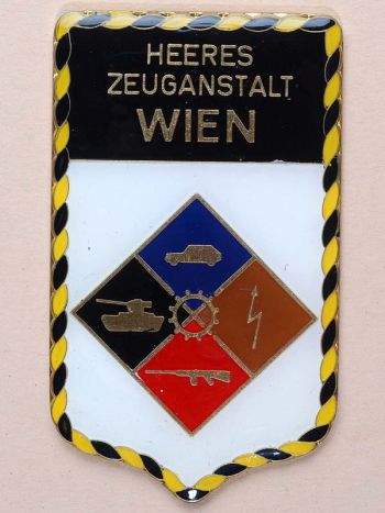 Coat of arms (crest) of the Army Ordnance Establishment Vienna, Austrian Army