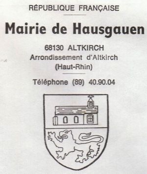 Blason de Hausgauen/Coat of arms (crest) of {{PAGENAME