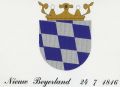 Wapen van Nieuw Beijerland/Coat of arms (crest) of Nieuw Beijerland