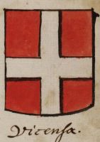 Stemma di Vicenza/Arms (crest) of VicenzaThe arms in the Wapen- en Vlaggenboek van Gerrit Hesman (1708)