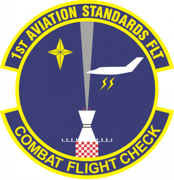 Coat of arms (crest) of the 1st Aviation Standards Flight, US Air Force