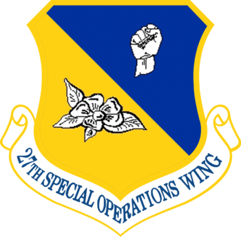 Coat of arms (crest) of the 27th Special Operations Wing, US Air Force