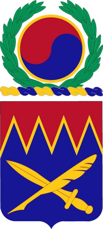 Coat of arms (crest) of 509th Personnel Services Battalion, US Army