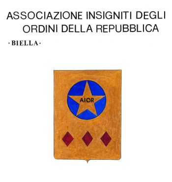 Arms of Association for those Awarded Orders of the Republic based in Biella
