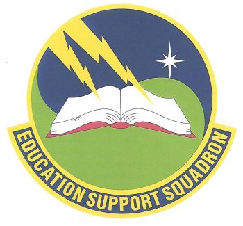 Coat of arms (crest) of the Education Support Squadron, US Air Force