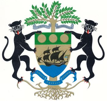 Blason de National Arms of Gabon/Arms (crest) of National Arms of Gabon