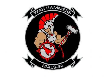 Coat of arms (crest) of the MALS-42 War Hammers, USMC