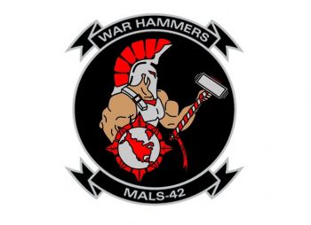 Coat of arms (crest) of MALS-42 War Hammers, USMC