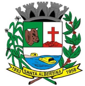 Brasão de Santa Albertina/Arms (crest) of Santa Albertina