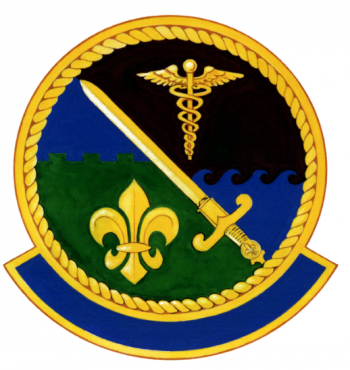 Coat of arms (crest) of the 159th Tactical Clinic, Louisiana Air National Guard