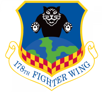 Coat of arms (crest) of the 178th Fighter Wing, Ohio Air National Guard