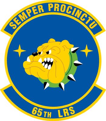 Coat of arms (crest) of the 65th Logistics Readiness Squadron, US Air Force