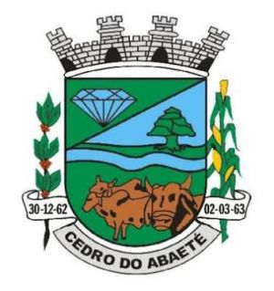 Brasão de Cedro do Abaeté/Arms (crest) of Cedro do Abaeté